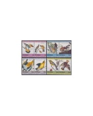 F-EX27002 BARBUDA MNH 1980 BIRD AVES PAJAROS OISEAUX SURCHARGE BARBUDA.