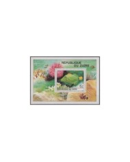 F-EX27036 DOMINICA MNH 1979 WILDLIFE FISH PECES TURTLE PARROT BIRD FLOWER.