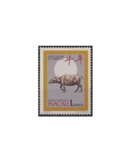 F-EX23724 PHILIPPINES IS USED 1977 SHEET PERF + IMPERF ESPAMER BULL & STAMP.