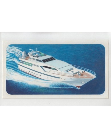 F-EX14594 ARTIST DRAWING HANDMADE FOR STAMP LAOS CAMBODIA SHIP YACHT. 21x12 cm.