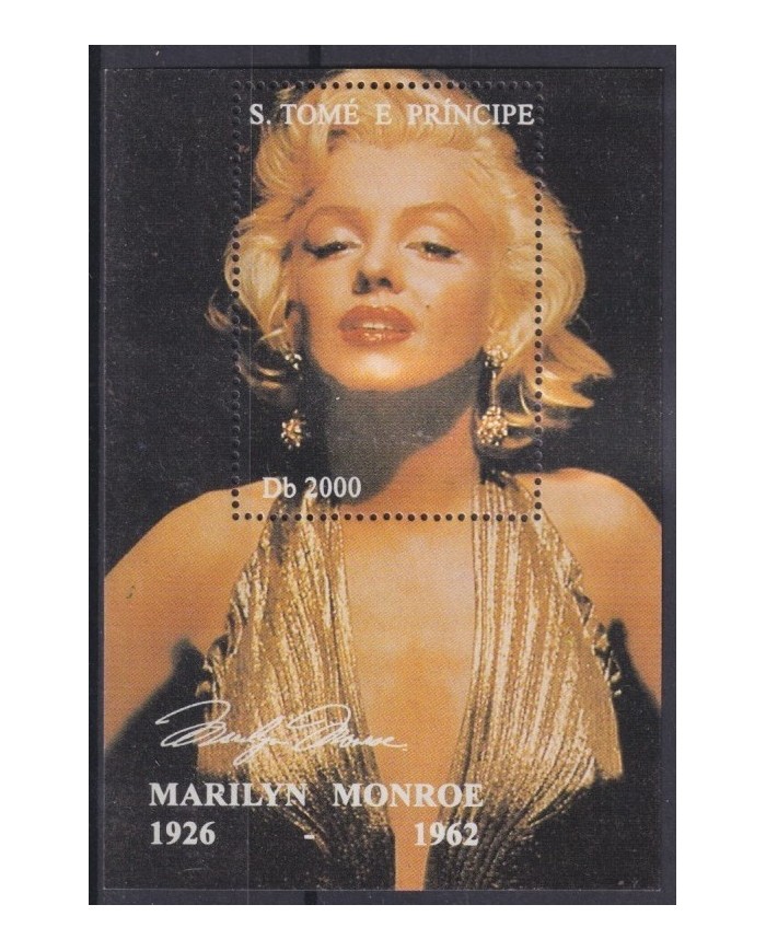 F-EX27221 SAO TOME E PRINCIPE MNH CINE CINEMA MOVIE MARILYN MONROE.