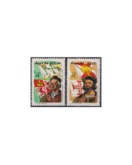 F-EX27353 BRAZIL BRASIL MNH 1984 DISCOVERY ALVAREZ CABRAL COLON COLUMBUS.