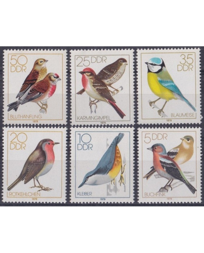 F-EX27370 GERMANY DDR MNH 1979 OISEAUX BIRD AVES PAJAROS.