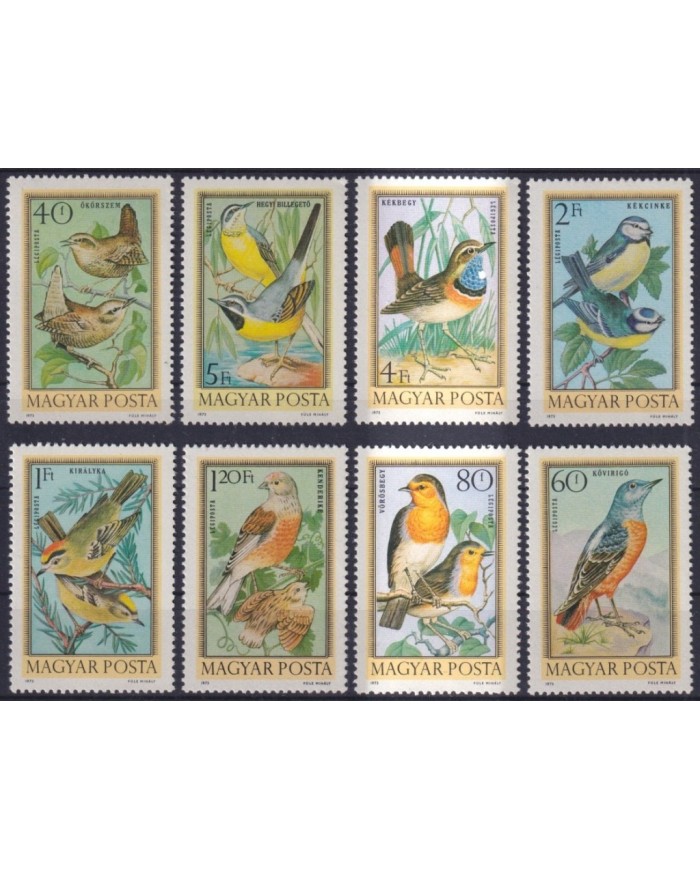 F-EX27371 HUNGARY HUNGRIA MNH 1973 OISEAUX BIRD AVES PAJAROS.