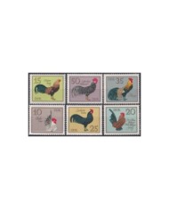 F-EX27373 GERMANY DDR MNH 1979 OISEAUX BIRD AVES PAJAROS ROOSTER GALLOS.