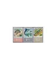 F-EX27451 SAMOA I SISIFO MNH 1972-75 2$ GREEN TURTLE 4$ FISH MARLIN 5$ LIZARD.