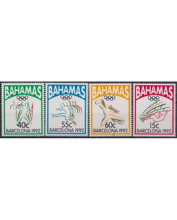 F-EX27476 BAHAMAS MNH 1992 OLYMPIC GAMES BARCELONA ATHLETISM.