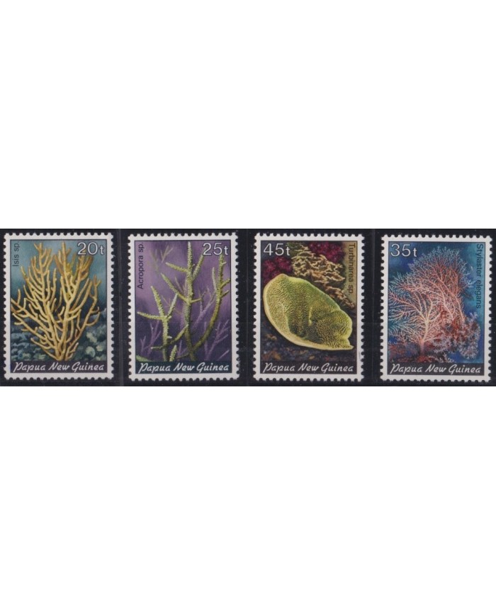 F-EX27668 PAPUA NEW GUINEA MNH 1983 SEA MARINE WILDLIFE CORAL REEF.