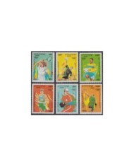 F-EX27782 CAMBODIA MNH 1996 ATLANTA OLYMPIC GAMES BASEBALL TENNIS SOCCER TRACK.