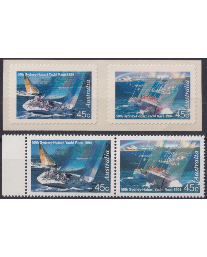 F-EX27972 AUSTRALIA MNH 1994 50th SYDNEY-HOBART YACHT RACE MNH + ADHESIVE.