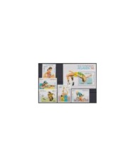 F-EX28258 NEW ZEALAND MNH 1996 OLYMPIC GAMES ATLANTA ATHLETISM GIMNASTICS CICLING SOCCER.