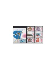 F-EX28278 SAMOA MNH 1996 OLYMPIC GAMES CENT COI ATHLETISM GIMNASTICS BOXING.