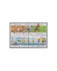 F-EX28278 SAMOA MNH 1996 OLYMPIC GAMES CENT COI ATHLETISM GIMNASTICS BOXING.