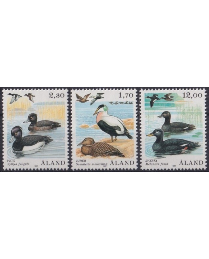 F-EX29276 ALAND MNH 1987 BIRD AVES PAJAROS IOSEAUX.