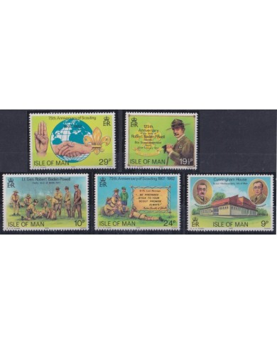 F-EX29310 ENGLAND UK MAN IS MNH 1982 75 ANIV SCOUTING. BOYS SCOUTS.