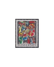 F-EX29635 SLOVENIA SLOVENIJA MNH RELIGION 1995 CHRISTMAS NAVIDAD ART NATIVITY SNOW DRAWING.