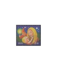 F-EX29649 USA US MNH 1996 CHRISTMAS NAVIDAD ART NATIVITY SANTA CLAUS DRAWING ADHESIVE.
