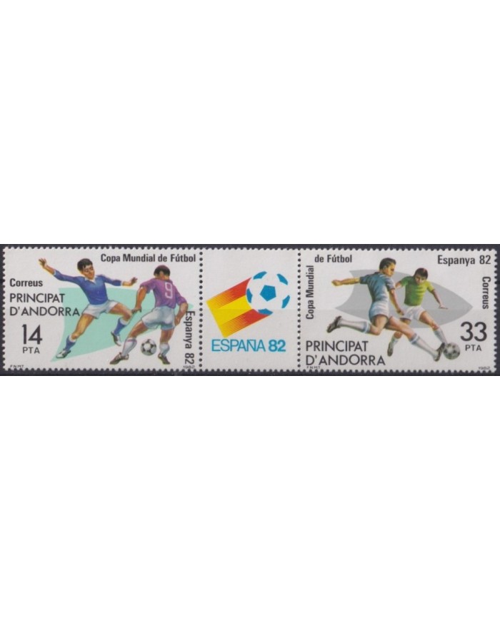 F-EX29686 ANDORRA MNH 1982 SPAIN SOCCER FOOTBALL WORLD CHAMPIONSHIP.