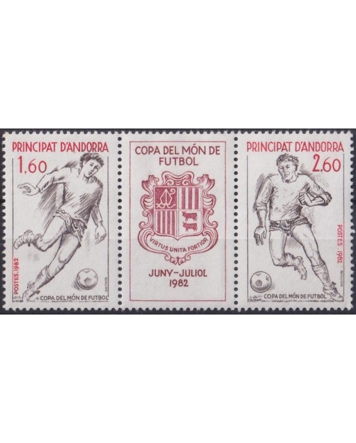 F-EX29687 ANDORRA MNH 1982 SPAIN SOCCER FOOTBALL WORLD CHAMPIONSHIP.