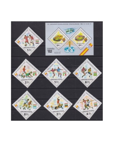 F-EX29827 HUNGARY HUNGRIA MNH 1982 SPAIN SOCCER FOOTBALL WORLD CHAMPIONSHIP.