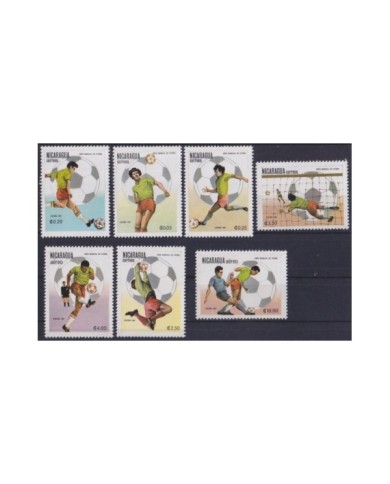 F-EX29909 NICARAGUA MNH 1982 SPAIN SOCCER FOOTBALL WORLD CHAMPIONSHIP.