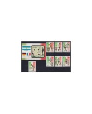 F-EX29912 NICARAGUA MNH 1986 MEXICO SOCCER FOOTBALL WORLD CHAMPIONSHIP.