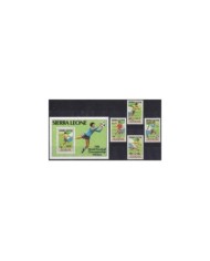 F-EX29935 SIERRA LEONE MNH 1986 MEXICO SOCCER FOOTBALL WORLD CHAMPIONSHIP.