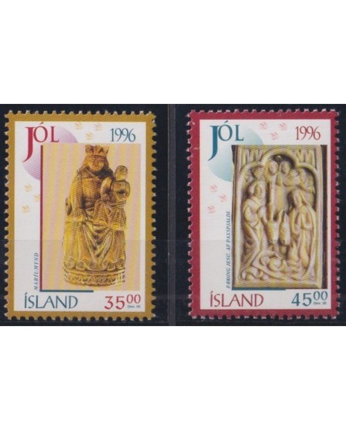 F-EX30021 IRELAND EIRE MNH 1996 NAVIDAD CHRISTMAS MADONA ART NOLLAIG SCULTURE.