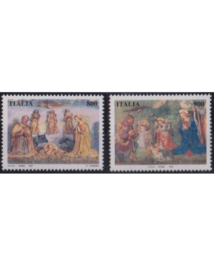 F-EX30022 ITALY ITALIA MNH 1997 NAVIDAD CHRISTMAS MADONA ART SCULTURE NATIVITY.