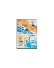 F-EX30200 GUYANA MNH 1991 PHILANIPPON RAILROAD FERROCARRIL TRAIN RAILWAYS.