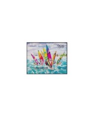 F-EX30193 CONGO MNH 1983 OLYMPIC GAMES LOS ANGELES SAILBOAT.