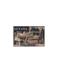 F-EX30200 GUYANA MNH 1991 PHILANIPPON RAILROAD FERROCARRIL TRAIN RAILWAYS.