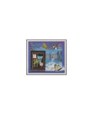 F-EX30195 NICARAGUA  MNH 1985 OLYMPIC GAMES ALBERTVILLE SKI SHEET.