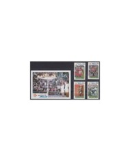 F-EX30220 DOMINICA MNH 1990 OLYMPIC GAMES BARCELONA ATHLETICS EQUESTRIAN.