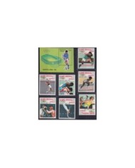 F-EX30238 CAMBODIA MNH 1989 OLYMPIC BARCELONA ATHLETISM FENCING WEIGHTLIFTING.