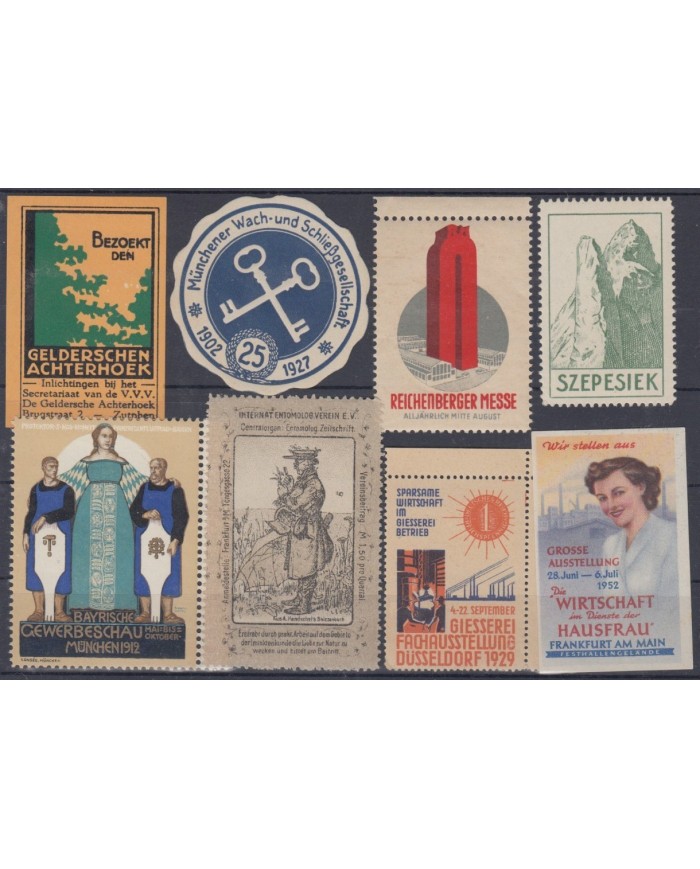 F-EX8820 ALEMANIA GERMANY DEUTSCHLAND CINDERELLA MNH STAMP LOT.