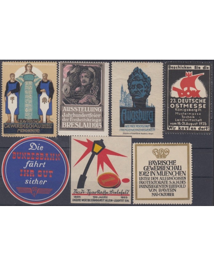 F-EX8823 ALEMANIA GERMANY DEUTSCHLAND CINDERELLA MNH STAMP LOT
