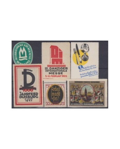 F-EX8825 ALEMANIA GERMANY DEUTSCHLAND CINDERELLA MNH STAMP LOT.