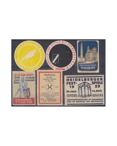 F-EX8826 ALEMANIA GERMANY DEUTSCHLAND CINDERELLA MNH STAMP LOT.