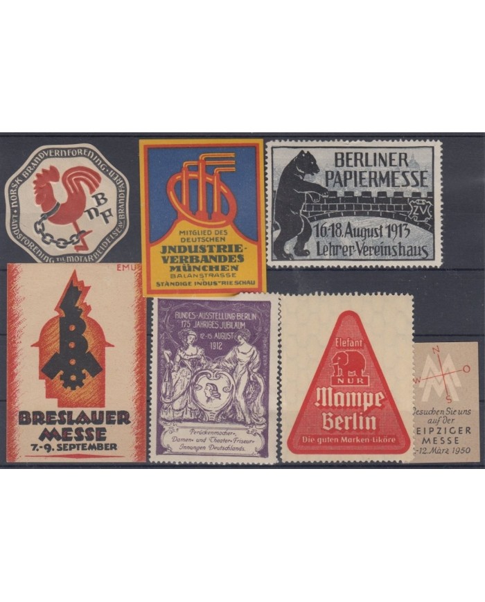 F-EX8829 ALEMANIA GERMANY DEUTSCHLAND CINDERELLA MNH STAMP LOT.