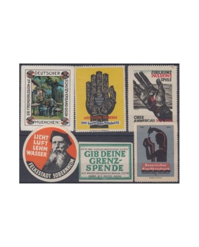 F-EX8839 ALEMANIA GERMANY DEUTSCHLAND CINDERELLA MNH STAMP LOT.