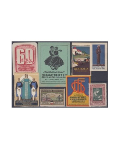 F-EX8841 ALEMANIA GERMANY DEUTSCHLAND CINDERELLA MNH STAMP LOT.