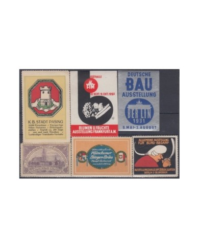 F-EX8842 ALEMANIA GERMANY DEUTSCHLAND CINDERELLA MNH STAMP LOT.