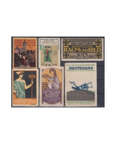 F-EX8852 ALEMANIA GERMANY DEUTSCHLAND CINDERELLA 1913 MH - NO GUM STAMP LOT.