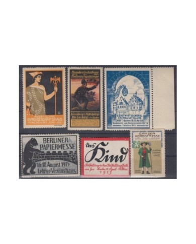 F-EX8854 ALEMANIA GERMANY DEUTSCHLAND CINDERELLA 1913 MH - NO GUM STAMP LOT.