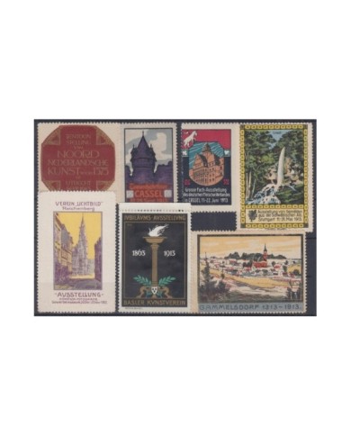 F-EX8857 ALEMANIA GERMANY DEUTSCHLAND CINDERELLA 1913 MH - NO GUM STAMP LOT.
