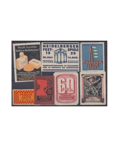 F-EX8922 ALEMANIA GERMANY DEUTSCHLAND CINDERELLA MH - NO GUM STAMP LOT.