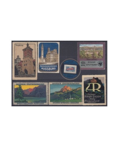 F-EX8924 ALEMANIA GERMANY DEUTSCHLAND CINDERELLA MH - NO GUM STAMP LOT.
