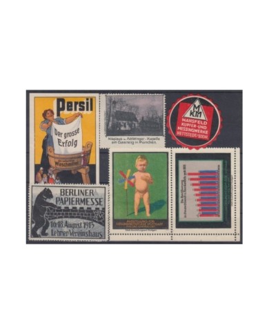 F-EX8930 ALEMANIA GERMANY DEUTSCHLAND CINDERELLA MH - NO GUM STAMP LOT.