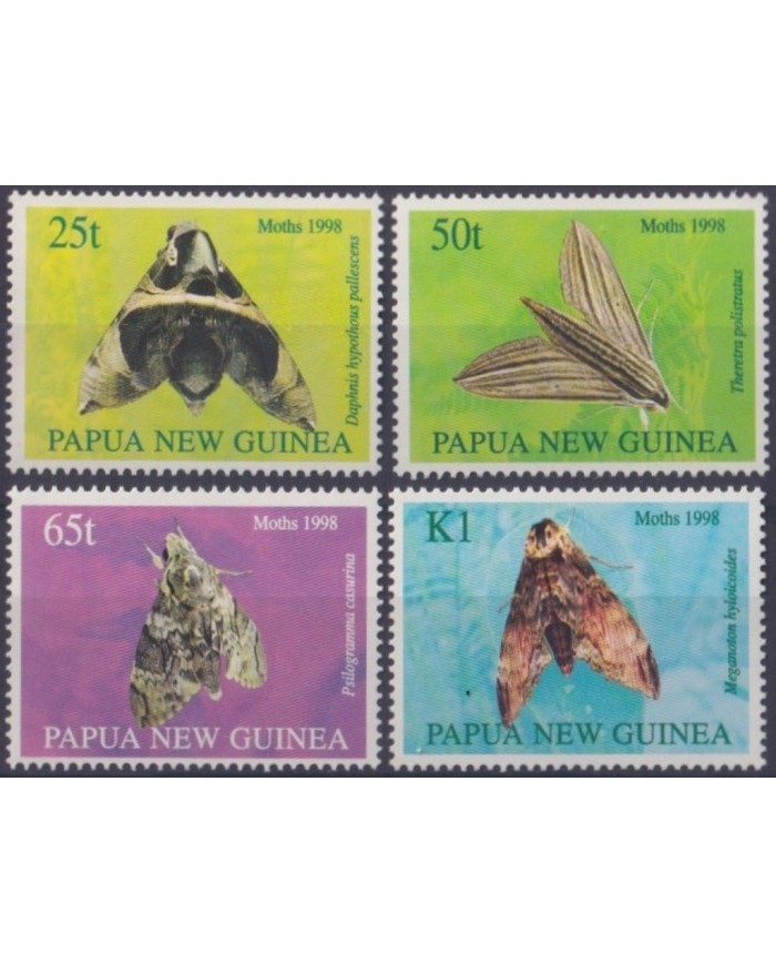 F-EX30688 PAPUA NEW GUINEA MNH 1998 BUTTERFLIES MARIPOSAS PAPILLONS INSECTS ENTOMOLOGY.